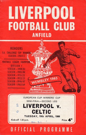 Match programme